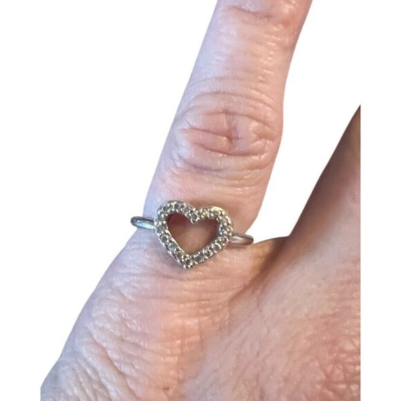 Genuine Authentic Pandora Heart Ring Be My Valentine 190861CZ-56 Sz 6 - Picture 1 of 5